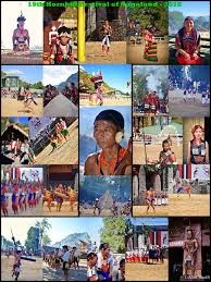 Traditional cultural performances at the 19th Hornbill Festival of Nagaland